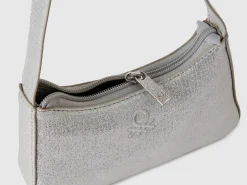 Handbag with lurex sequins