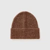 Hat in cashmere and wool blend