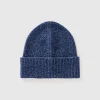 Hat in cashmere and wool blend