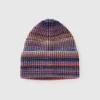 Hat in multicolored wool blend