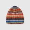 Hat in multicolored wool blend