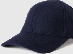 Hat with cloth brim