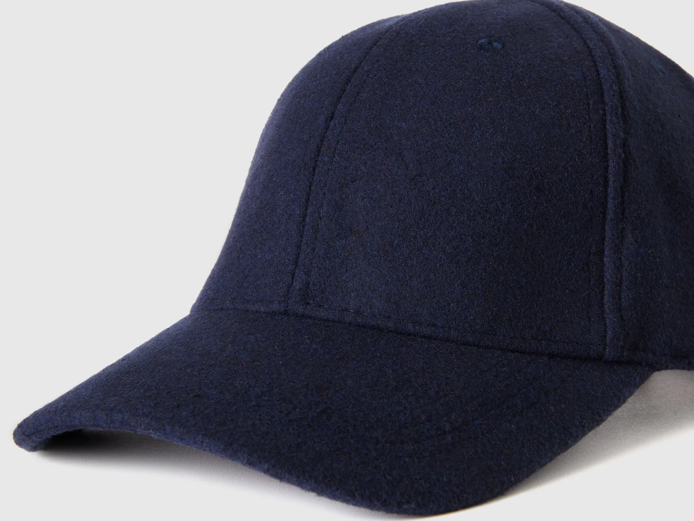 Hat with cloth brim