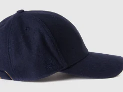 Hat with cloth brim