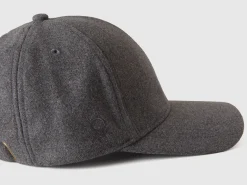 Hat with cloth brim