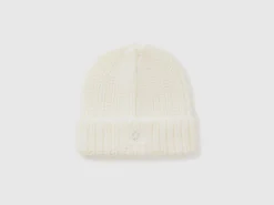 Hat with rhinestone logo