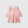 Heart dress in viscose