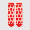 Heart non-slip socks