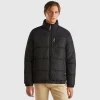 Heavy color block padded jacket