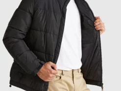 Heavy color block padded jacket