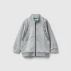 High neck sweatshirt with rucksack print