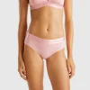 High-rise underwear in stretch organic cotton