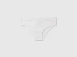 High-rise underwear in stretch organic cotton