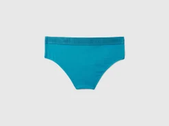 High-rise underwear in stretch organic cotton