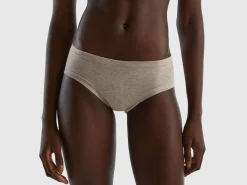 High-rise underwear in super stretch organic cotton