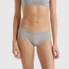 High-rise underwear in super stretch organic cotton