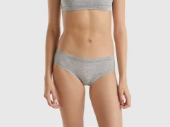 High-rise underwear in super stretch organic cotton