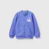 Hoodie with zip in organic cotton