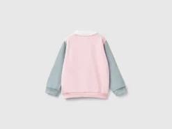 Hoodie with zip in organic cotton