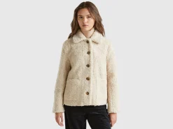 Jacket in faux fur