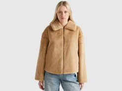 Jacket in faux fur