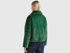 Jacket in faux fur