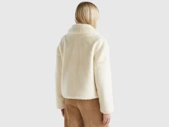 Jacket in faux fur