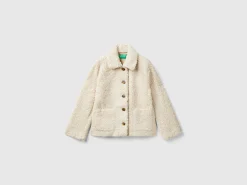Jacket in faux fur