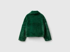 Jacket in faux fur