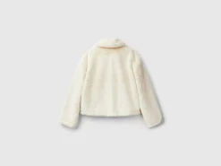 Jacket in faux fur