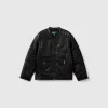Jacket in imitation leather