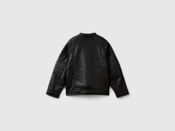 Jacket in imitation leather