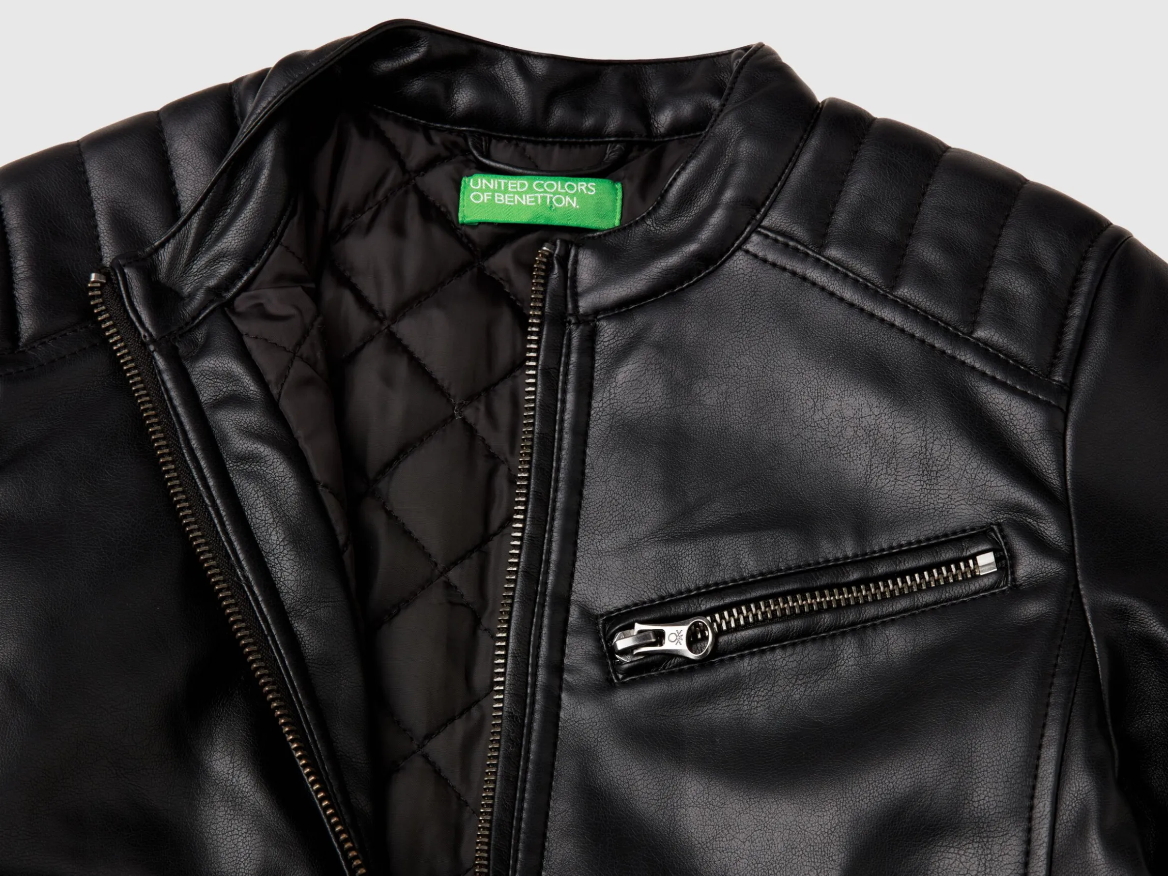 Jacket in imitation leather
