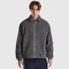 Jacket in padded velvet