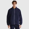 Jacket in padded velvet