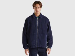 Jacket in padded velvet