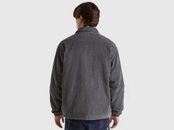Jacket in padded velvet