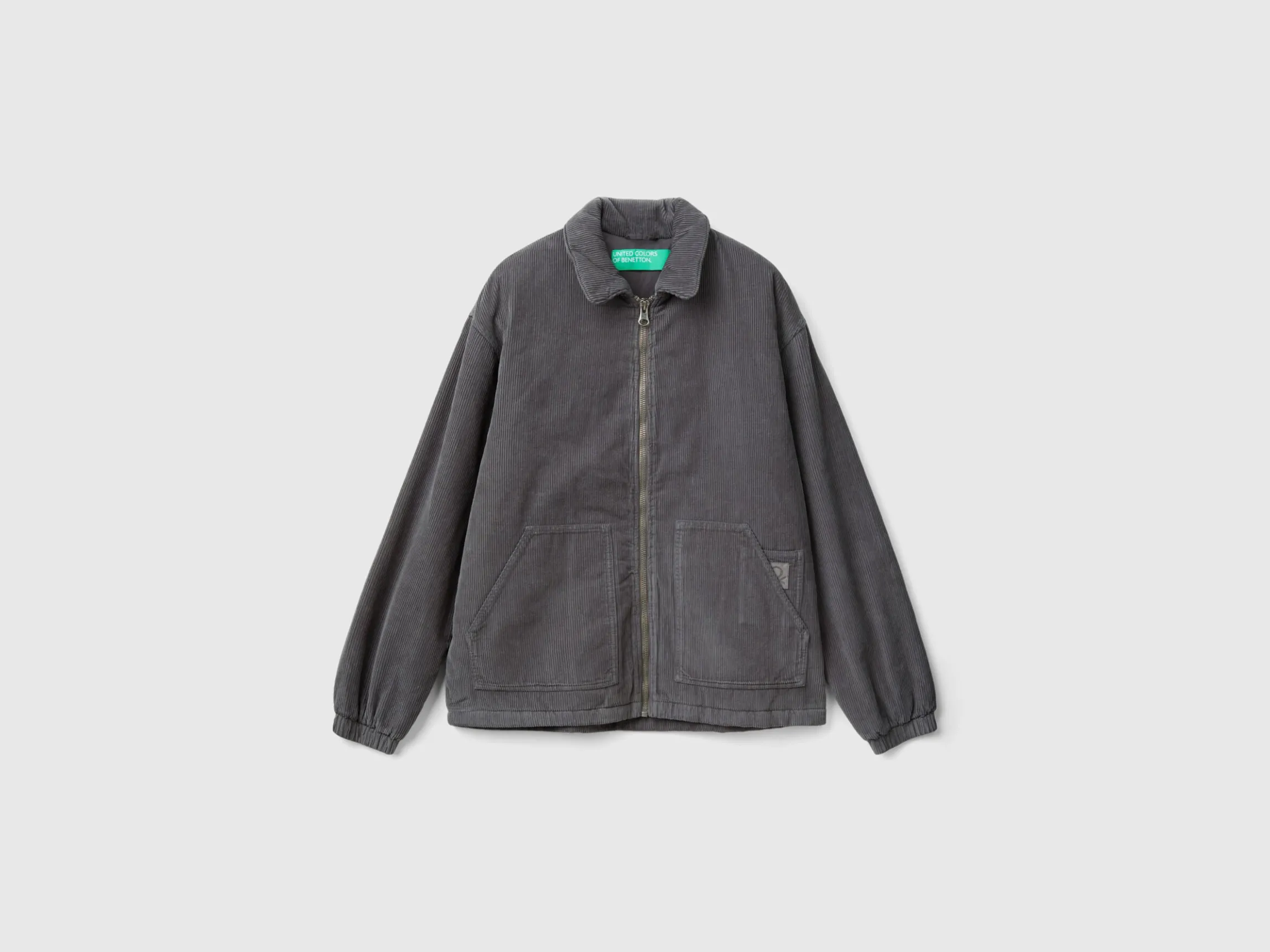 Jacket in padded velvet
