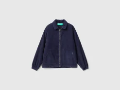 Jacket in padded velvet