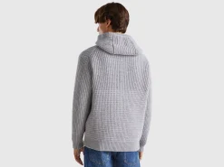 Jacket in pure Shetland wool