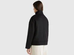 Jacket in recycled wool blend