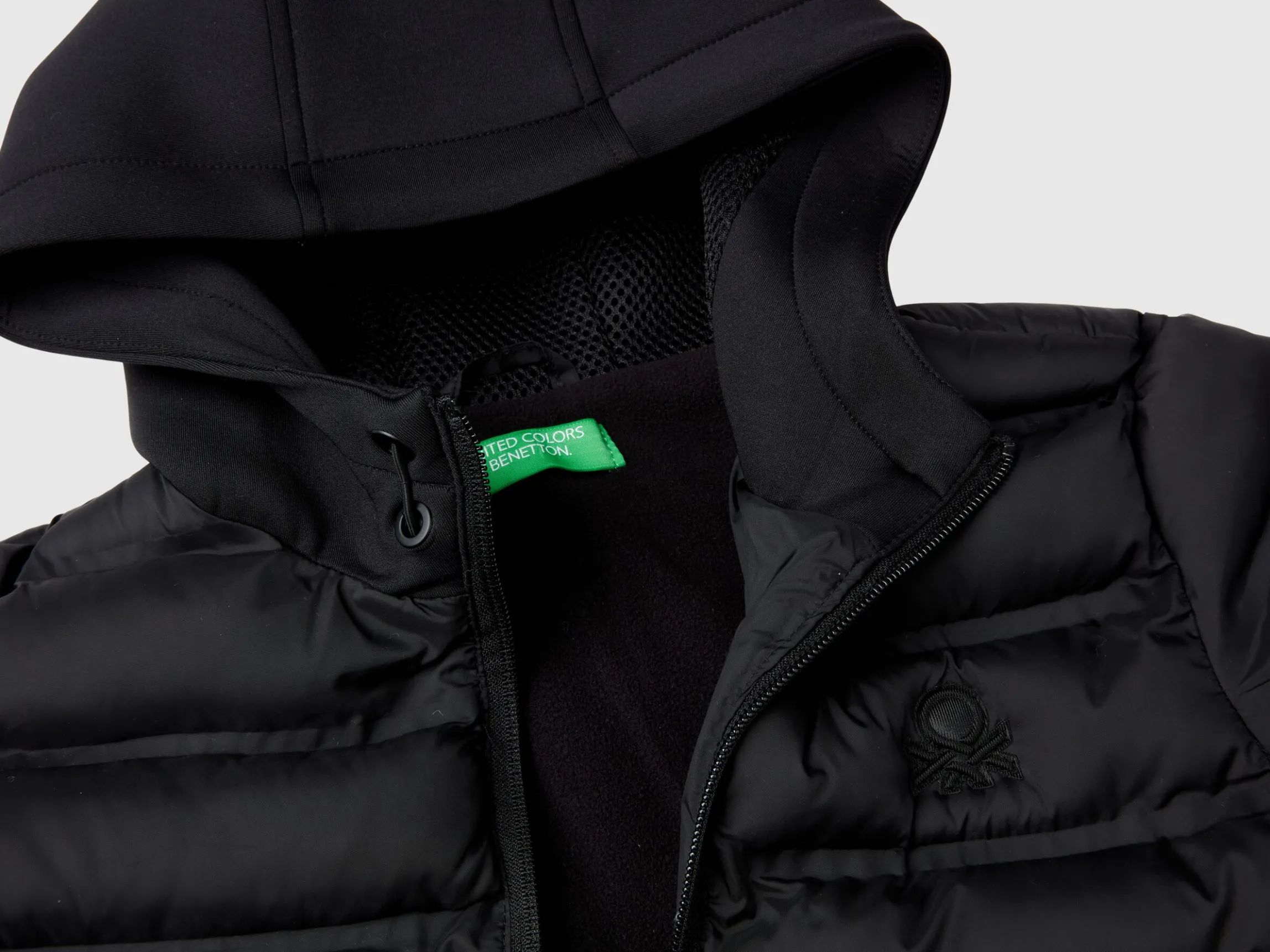 Jacket with neoprene details