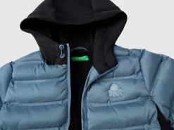 Jacket with neoprene details