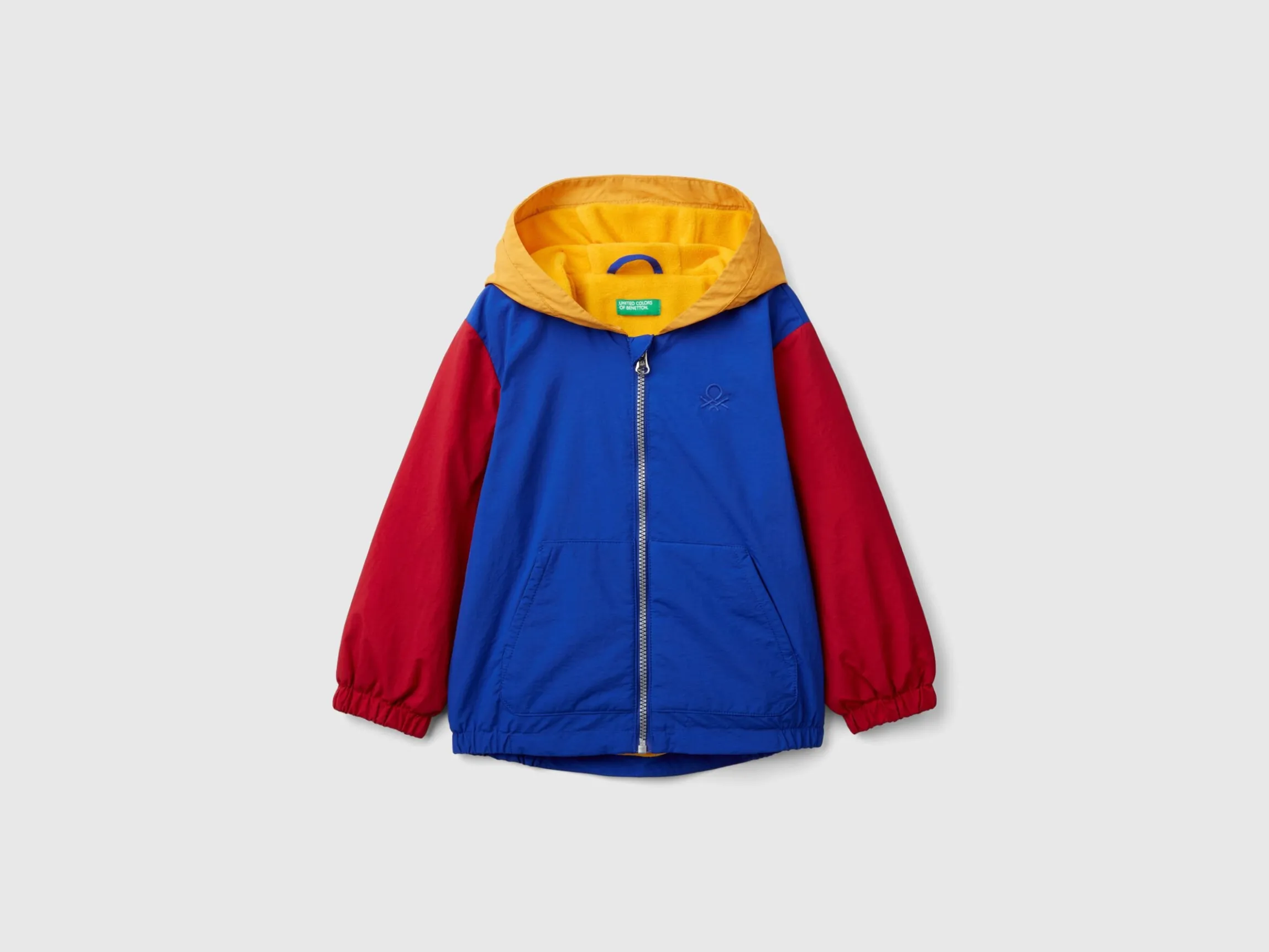 Jacket with oversized hood