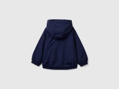Jacket with oversized hood