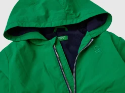Jacket with oversized hood