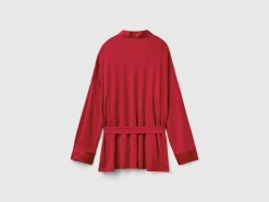 Jacket with silk details