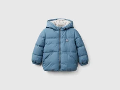 Jacket with teddy interior