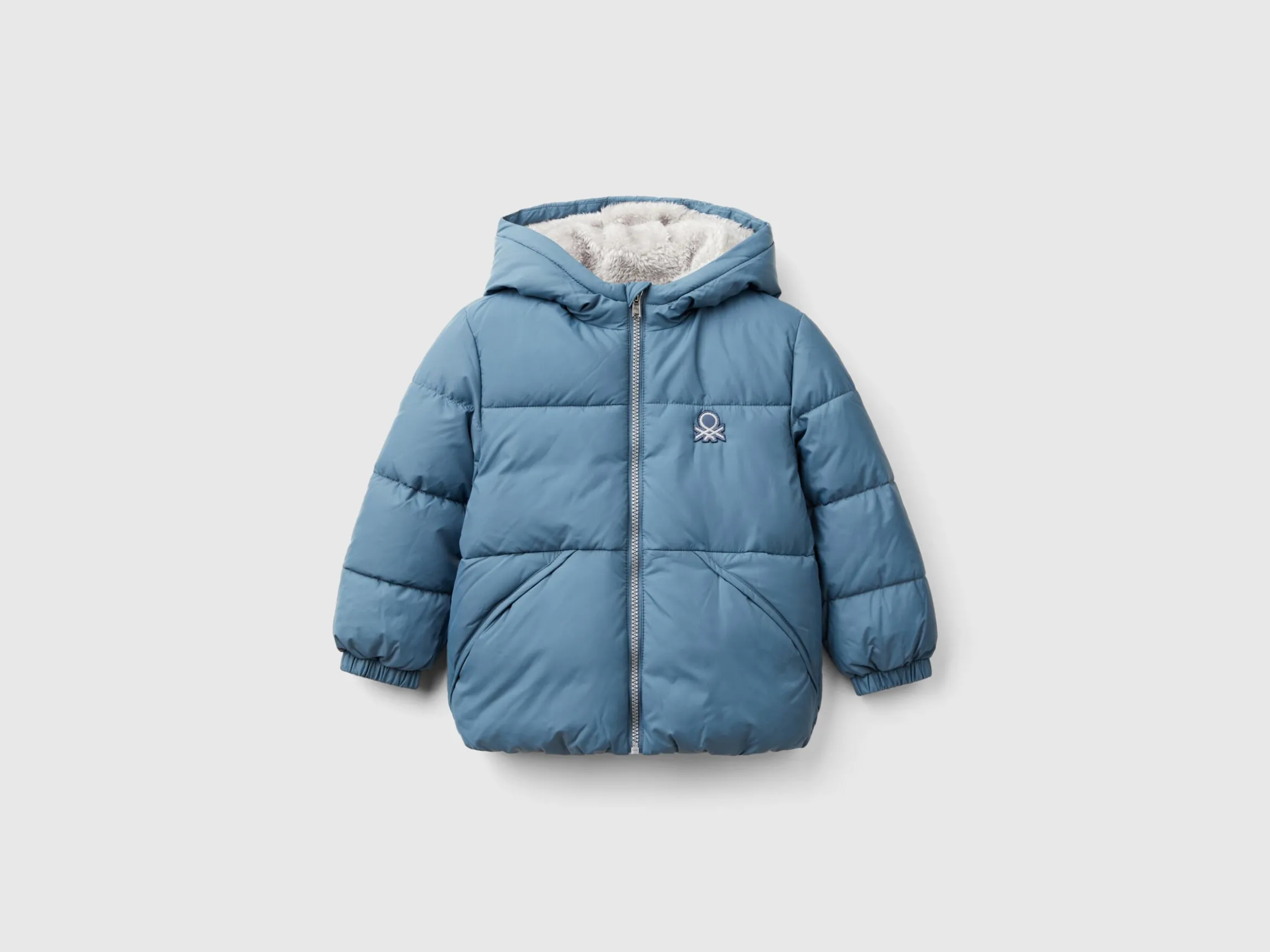 Jacket with teddy interior