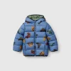 Jacket with tractor print
